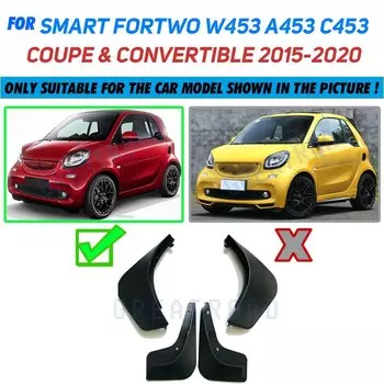 Брызговики для Smart Fortwo W451 451 W453 453 2008 ~ 2019 Брызговики от грязи аксессуары для брызговиков 2009 2010 2011 2015 2016 2018