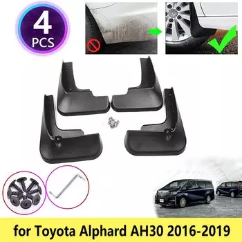 Брызговики для Toyota Alphard Vellfire 30, AH30, 2016-2020, 2017, 2018