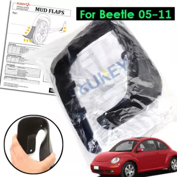 Брызговики для VW Beetle 2005-2011, грязеотталкивающие Брызговики, искусственные формованные грязные ловушки, брызговики