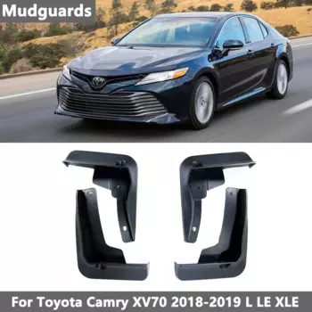 Брызговики литые для Toyota Camry 2018 2019 Base SE XSE XV70, крыло брызговиков