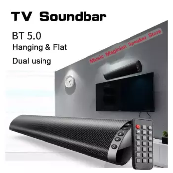 BS-41 Soundbar Echo Настенный домашний кинотеатр Беспроводной Bluetooth-полосный динамик с оптическим пультом дистанционного управления RCA AUX для объемного звучания 3D