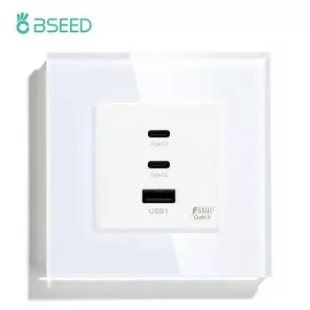 БСЕЕД GaN3 универсальная розетка 65 Вт