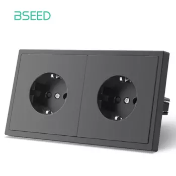 BSEED Настенные розетки и выключатели с USB черные