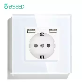 БSEED Розетокa с USB Type-c 2.1А