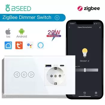 BSEED Сенсорные диммерные переключатели белые
