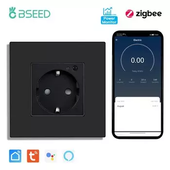 BSEED Умные розетки ZigBee с датчиком тока 3 шт.