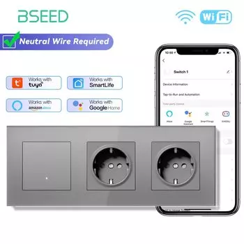 BSEED Умные выключатели Smart Click Light с USB