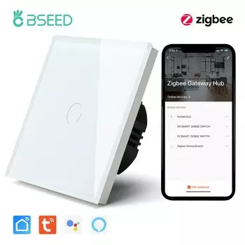 BSEED Zigbee умный переключатель 1/2/3 клавиш