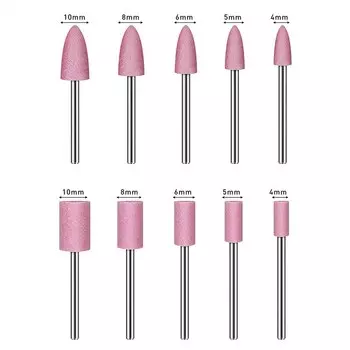 BSIDE Абразивный камень для вращающихся инструментов 3 мм, 10 шт.