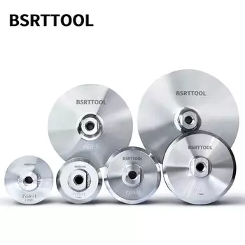 BSRTTOOL Алюминиевая подложка для полировальной подушечки 3/4"/5"/6"/7"