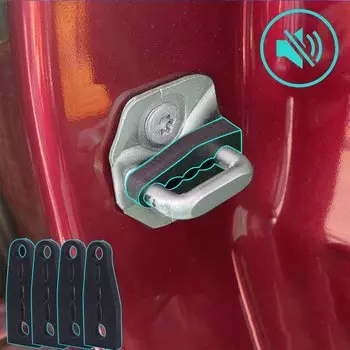 Буфер дверного замка для Volvo S60 S80 XC60 XC70 V60 Rattling STOP Звукоизоляционные витки Глухое уплотнение Вмешитель Creaking Sound Демпфер Уплотнение