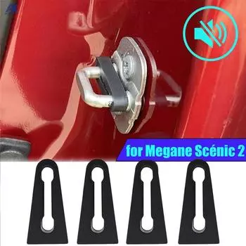 Буферный демпфер дверного замка для Renault Megane 2 Scnic 2 2002-2008, звукоизоляционная изоляция, ограничитель для глухих и сквозняков