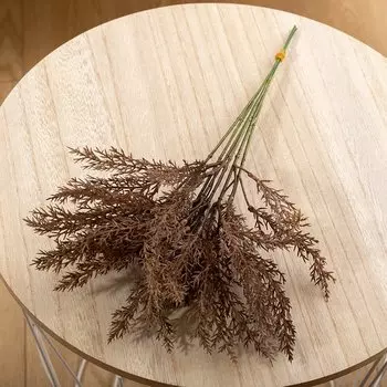 Букет из искусственной пампасовой травы Tenvity, зеленый, 6 шт.