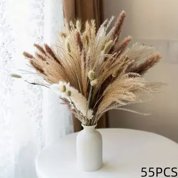 Букет из сухих цветов Pampa YN HI FLOWER ENJOY YOUR LIFE