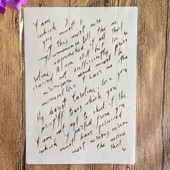 Буквенные трафареты PenhuaMoban 29*21 см