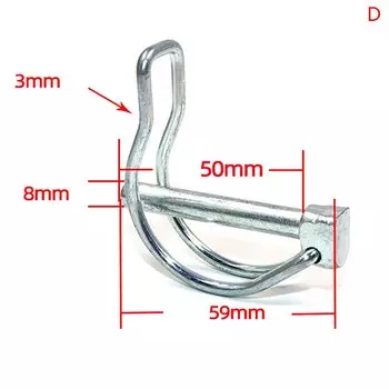 Булавки HUXUAN D-образные M4.5 M6 M8 M10