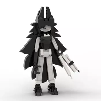 Бумага MOC для обучения, модель «Мисс Круги», строительные блоки, игра, экшн-персонажи, коллекция «сделай сам», кирпичи, игрушки, подарок для детей на день рождения