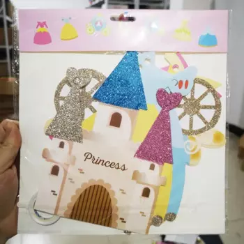 Бумажная гирлянда MOONBIFFY "Замок принцессы"