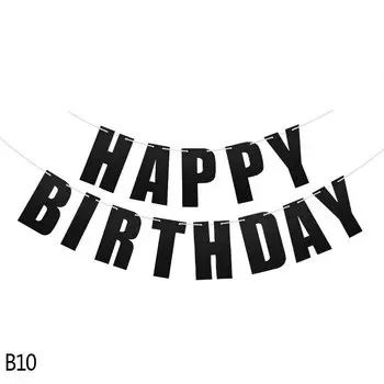 Бумажная гирлянда "С днем рождения" ZQCXLD