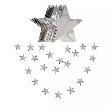 Бумажная гирлянда со звездами WNYZQ 4 метра