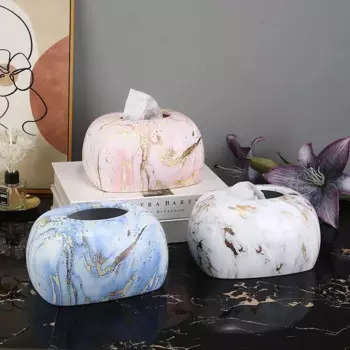 Бумажная коробка для полотенец, Минималистичная присоска, домашняя гостиная, кофейный столик, Настольная присоска для салфеток, керамический материал