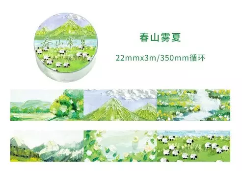 Бумажная лента Newcaty 22мм х 3м