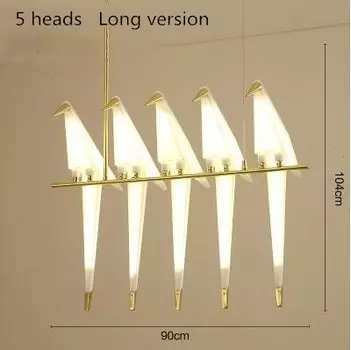 Бумажная люстра птица NoEnName_Null