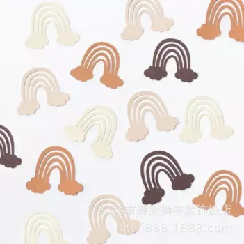 Бумажное конфетти MOONBIFFY Радуга 100 шт