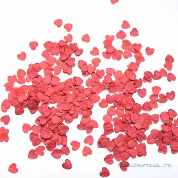 Бумажное конфетти сердечки GSCRAFTS 1500 шт.