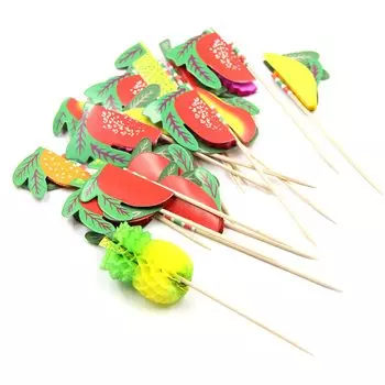 Бумажные 3D топперы для торта 20 шт