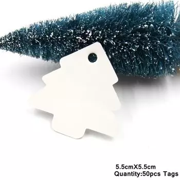 Бумажные бирки Tissy дерево 50 шт.