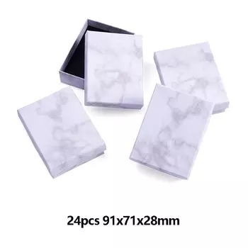 Бумажные картонные шкатулки Pandahall для ювелирных изделий