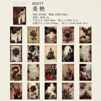 Бумажные карты для коллажа Mengtai