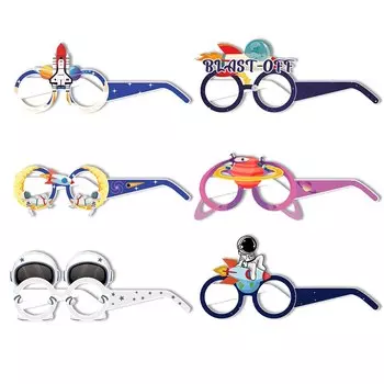 Бумажные очки космос 6/12 шт joy-enlife