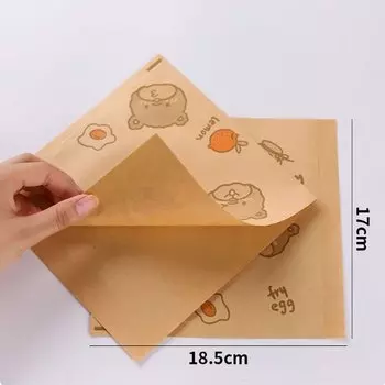 Бумажные пакеты для сэндвичей Ouyesyyds, 100 шт.