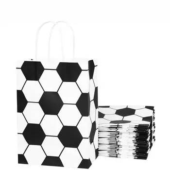 Бумажные пакеты с футбольным мячом 10/30/50 шт