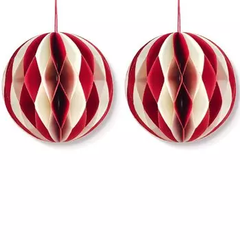 Бумажные подвески сотовые шарики GCDHome 2 шт.