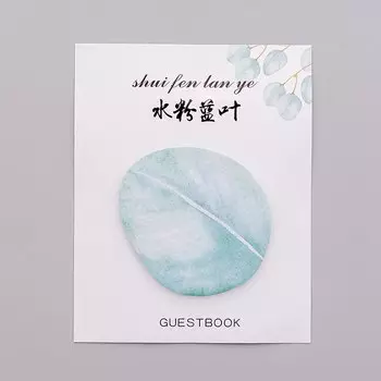 Бумажные стикеры с искусственными листьями HonC