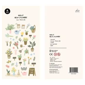 Бумажные стикеры Suatelier "Свежий букет цветов"