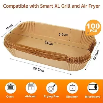 Бумажные вкладыши для фритюрницы Ninja Foodi Smart XL 6-в-1