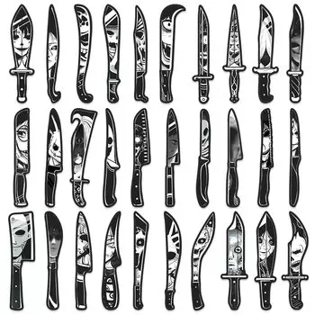 Бумажные закладки для книг 30 шт.