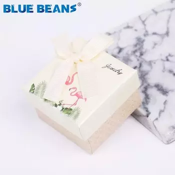 Бумажный квадратный органайзер для украшений Agustina