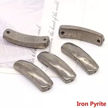 Бусины из натуральных камней 35х10 мм