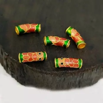 Бусины из желтого золота 999 пробы, 24 к, 1 шт.