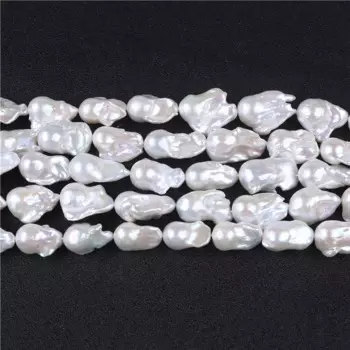 Бусины из жемчуга в стиле барокко, 14-15 мм