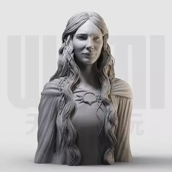 Бюст из белой смолы BXA модель GK