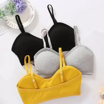 Бюстгальтер пуш-ап женский однотонный с мягкими чашечками