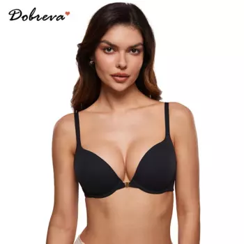 Бюстгальтер пуш-ап женский с застежкой спереди