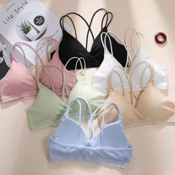 Бюстгальтер женский, из вискозы, на тонких бретелях