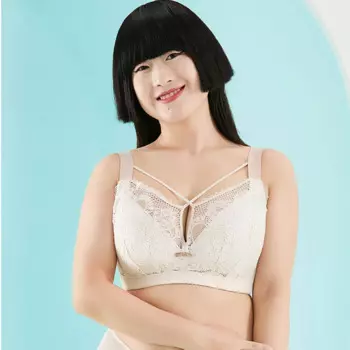 Бюстгальтер женский кружевной без подкладки, с чашками пуш-ап